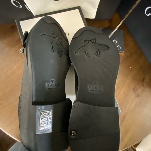 Gucci MEN'S MARTIN BROGUE LEATHER BUCKLED SHOES - Picture 6 of 13